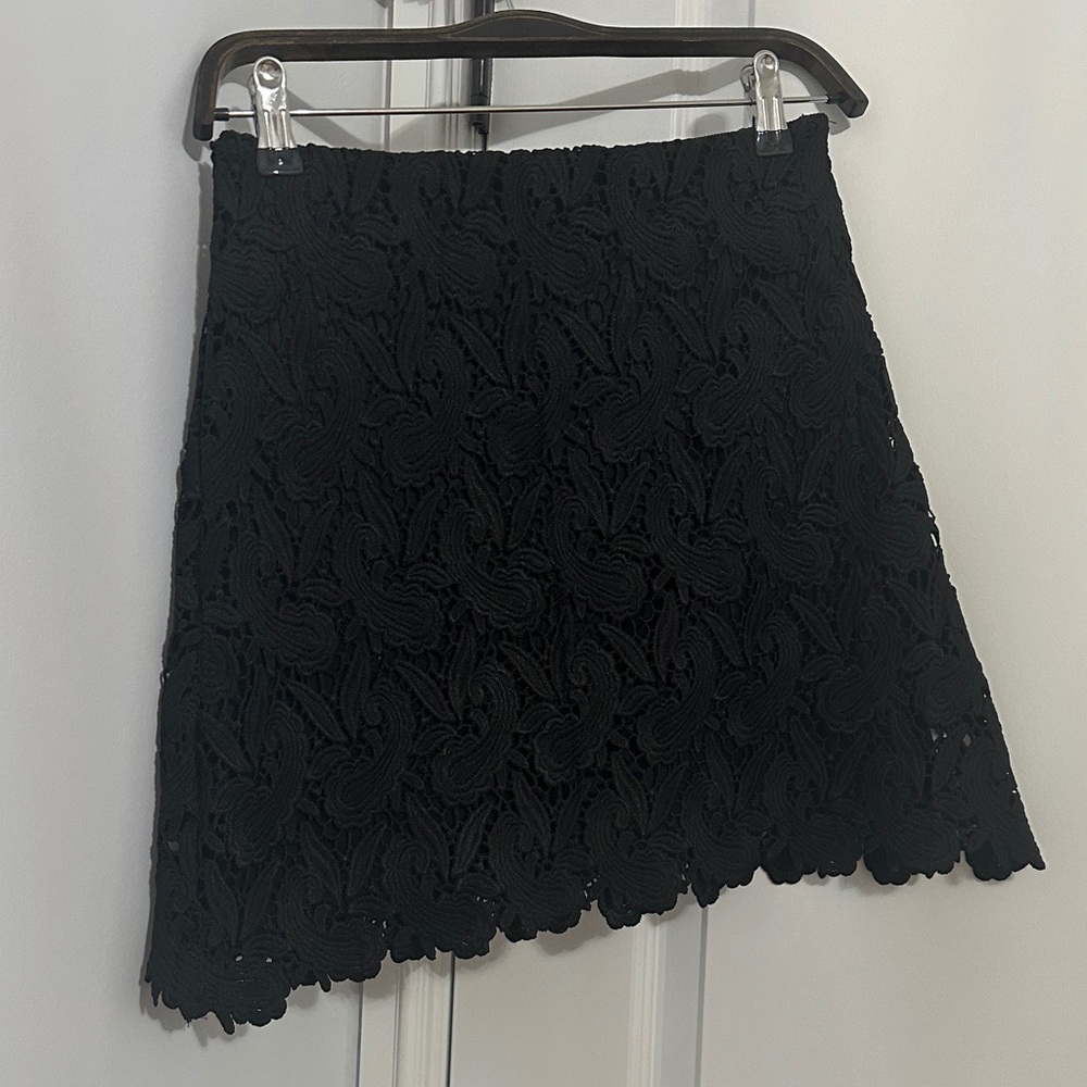 Express Black Lace Mini Skirt size 0
